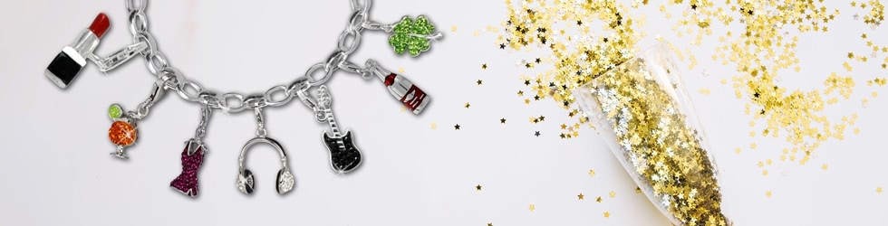 Tolle Charms-Anhänger für die Silvesterparty