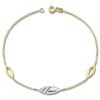 Balia Damen Armband 333 Gelb-Weigold mit Zirkonia BGA0002T8