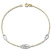 Balia Damen Armband 333 Gelb-Weigold mit Zirkonia BGA0002W8