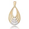 Balia Damen Kettenanhnger aus 333 Gelbgold mit Zirkonia BGH0006GW