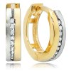 Balia Damen Creolen aus 333 Gelbgold mit Zirkonia BGO0040GT