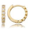 Balia Damen Creolen aus 333 Gelbgold mit Zirkonia BGO0058GW