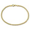 GoldDream Armband Zwillingspanzer 333 Gelbgold Damen 19cm GDA0099Y