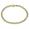 GoldDream Armband Panzer hohl 333 Gold 18,5cm 8 Karat GDA0348Y