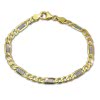GoldDream Armband Fantasie bicolor 333 Gold 19cm 8 Karat GDA0379T