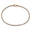 GoldDream Armband Zopf bicolor Rose Gold 19cm 8 Karat GDA0529E