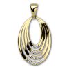 GoldDream Kettenanhnger Ovale Zirkonia 333 Gold Anhnger Echtschmuck GDH5062Y