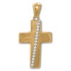 GoldDream Kettenanhnger Kreuz Zirkonia 333 Gold Anhnger Echtschmuck GDH514WY