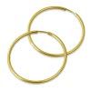 GoldDream Creole Simply 40mm Ohrring 333 Gelbgold Echtschmuck GDO0004Y