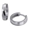GoldDream Creole Glanz Ohrring 333er Weigold Echtschmuck unisex GDO5051J