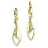 GoldDream Ohrhnger Tropfen Zirkonia Ohrring 333 Gold Echtschmuck GDO556WY