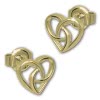 GoldDream Ohrstecker Verschlungenes Herz Ohrring 333 Gold Echtschmuck GDO5630Y