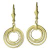 GoldDream Ohrhnger Circle Zirkonia wei Ohrring 333er Gold GDO5639Y