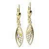 GoldDream Ohrhnger Elegance Zirkonia wei Ohrring 333er Gold GDO5648Y
