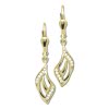 GoldDream Ohrhnger Klassik Zirkonia wei Ohrring 333er Gold GDO5649Y