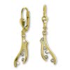 GoldDream Ohrhnger Ranke Zirkonia wei Ohrring 333er Gold GDO5665Y