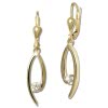 GoldDream Ohrhnger Dream Zirkonia wei Ohrring 333er Gold GDO5709Y