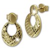 GoldDream Ohrstecker Oval Ohrring 333 Gold Damen Echtschmuck GDO5722Y