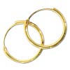 GoldDream Damen Creolen Ohrring 13mm Gelbgold 8 Karat GDOB00213Y