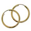 GoldDream Damen Creolen Ohrring 20mm Gelbgold 8 Karat GDOB00320K