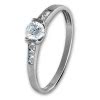 GoldDream Gold Ring Kristall Zirkonia wei Gr.56 333er Weigold GDR508J56