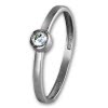 GoldDream Gold Ring Stein Zirkonia wei Gr.54 333er Weigold GDR509J54