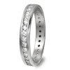 GoldDream Gold Ring Gr.54 Zirkonia wei 333er Weigold GDR520J54