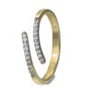 GoldDream Gold Ring Gr.60 Line Zirkonia wei 333er Gelbgold GDR524Y60