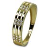 GoldDream Gold Ring Sparkle Gr.60 Zirkonia wei 333er Gelbgold GDR534Y60