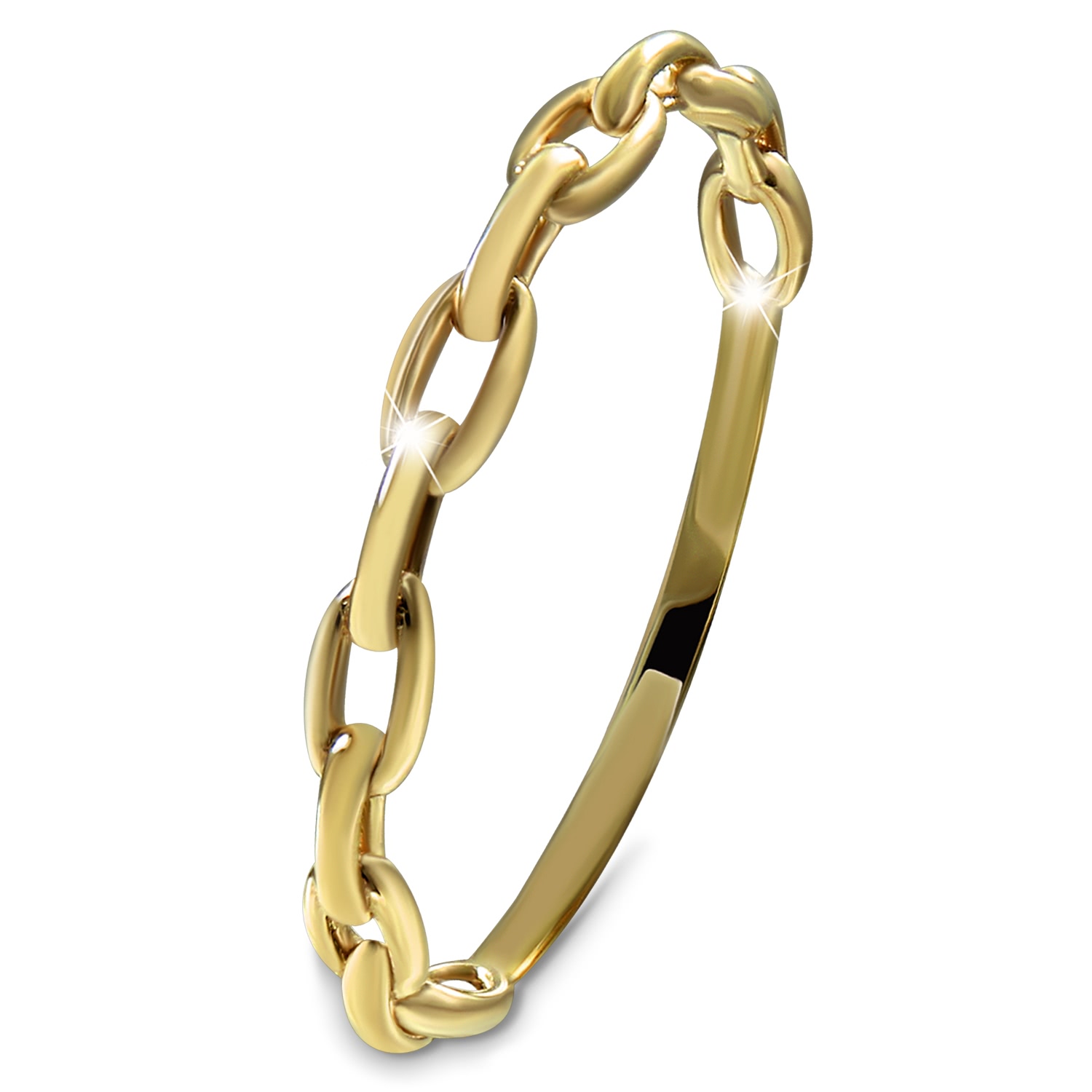 GoldDream zarter Gold Ring Chain Gr.62 333er Gelbgold Damen GDR561Y62