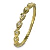 GoldDream zarter Gold Ring Drops Gr.58 333er Zirkonia Gelbgold Damen GDR564Y58
