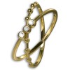 GoldDream Gold Ring Crossed Gr.56 333er Zirkonia Gelbgold Damen GDR566Y56