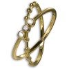 GoldDream Gold Ring Crossed Gr.58 333er Zirkonia Gelbgold Damen GDR566Y58