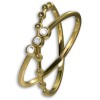 GoldDream Gold Ring Crossed Gr.60 333er Zirkonia Gelbgold Damen GDR566Y60