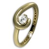 GoldDream Gold Ring Zirkonia Gr.60 333er Gelbgold Damen GDR569Y60
