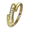 GoldDream Gold Ring Design Gr.56 333er Zirkonia Gelbgold Damen GDR573Y56
