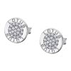 LOTUS Silver Ohrstecker Circle 925 Silber LP1252-4/1 wei Zirkonia JLP1252-4-1