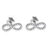LOTUS Silver - Damen Ohrring Unendlich wei Ohrstecker 925 Silber JLP1253-4-1