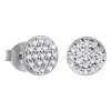 LOTUS Silver - Damen Ohrring Kreis wei Ohrstecker aus 925 Silber JLP1258-4-1