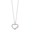 LOTUS Silver Damen Halskette Herz Unendlich rosevergoldet 925 Silber JLP1595-1-1