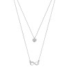 LOTUS Silver - Damen Halskette Unendlich Herz wei aus 925 Silber JLP1680-1-3