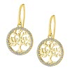 LOTUS Silver Ohrhnger Lebensbaum SILBER LP1746-4/2 gold Zirkonia JLP1746-4-2