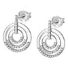 LOTUS Silver - Damen Ohrring Kreise wei Ohrstecker aus 925 Silber JLP1755-4-1
