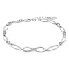 LOTUS Silver Armband Unendlichkeit 925 Silber Zirkonia Charming Lady JLP1872-2-1