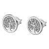 LOTUS Silver - Damen Ohrring Lebensbaum wei Ohrstecker 925 Silber JLP1892-4-1