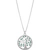 LOTUS Silver - Damen Halskette Lebensbaum grn-wei aus 925 Silber JLP1895-1-1