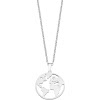 LOTUS Silver - Damen Halskette Weltkugel aus 925 Silber JLP1898-1-1