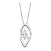 LOTUS Silver Halskette Oval 925 Silber LP1910-1/1 wei Zirkonia JLP1910-1-1