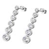 LOTUS Silver - Damen Ohrring Zirkonia wei Ohrstecker aus 925 Silber JLP1915-4-1
