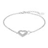 LOTUS Silver Armband Doppelherz 925 Silber LP1917-2/1 wei Zirkonia JLP1917-2-1